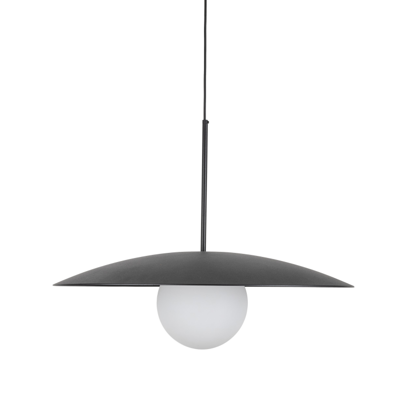 5906135106370 SLATE BLACK GLASS LAMPA WISZĄCA LOFT TK LIGHTING