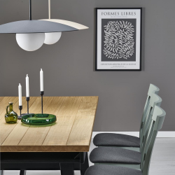 5906135106370 SLATE BLACK GLASS LAMPA WISZĄCA LOFT TK LIGHTING