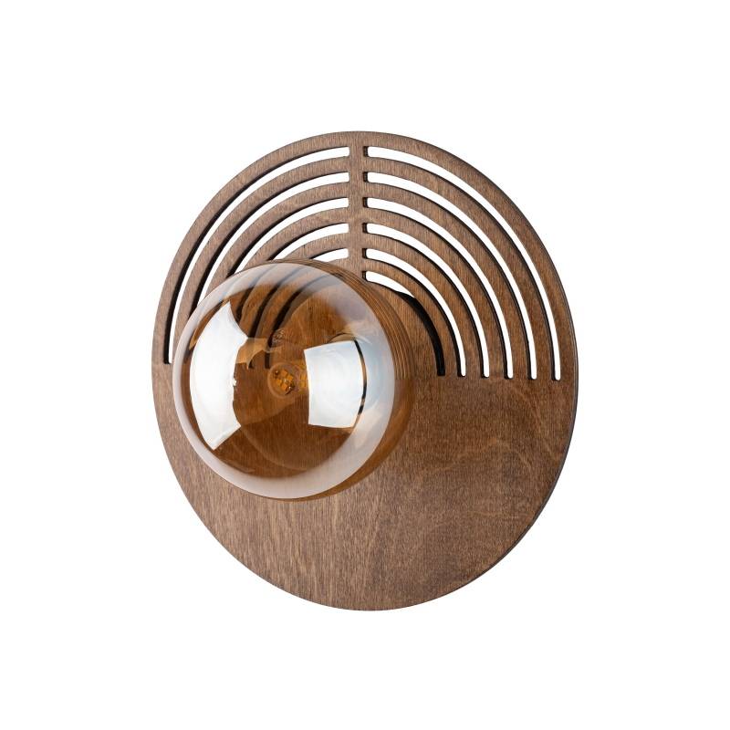 5906135110131 LUNAR WOOD KINKIET 1XG9 250 TK LIGHTING