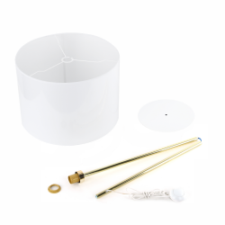 5906135160334 UMBERTO WHITE GOLD LAMPA PODŁOGOWA 1TK LIGHTING