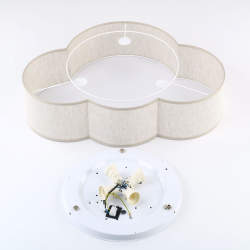 5901780543365 CLOUD LINEN LAMPA SUFITOWA 4 TK LIGHTING