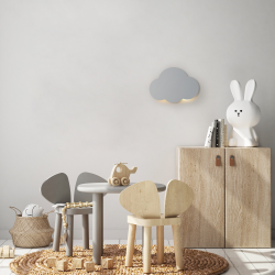 5901780549657 CLOUD GREY KINKIET 2 X G9 TK LIGHTING