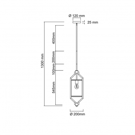 OR85877  Zundo Chocco 20 KLASYCZNA LAMPA WISZĄCA Open Design Highlights