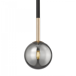 P0574-01F-SDFZ ARCTURUS LAMPA WISZĄCA CZARNO-ZŁOTA/BLACK-GOLD ZUMA LINE