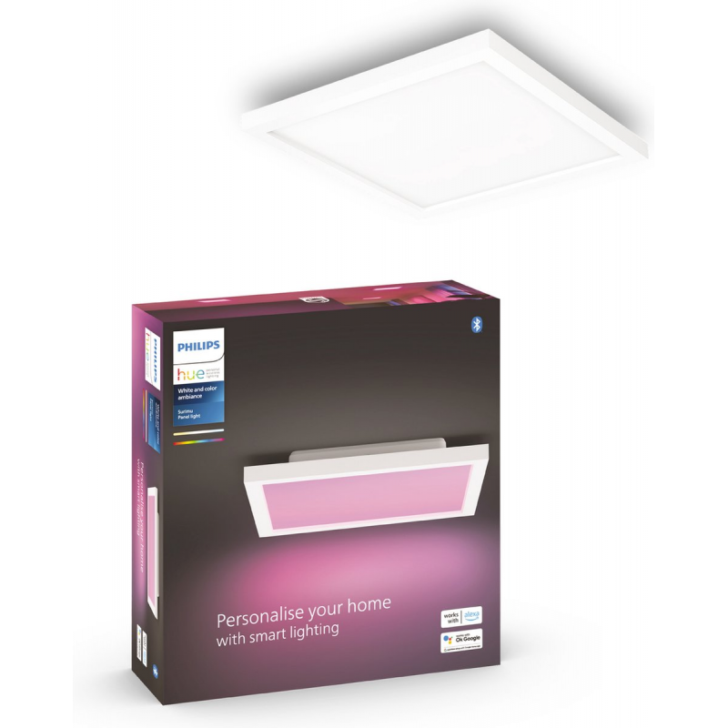 8721103044570 Kwadratowy panel Surimu HUE PHILIPS 30cm
