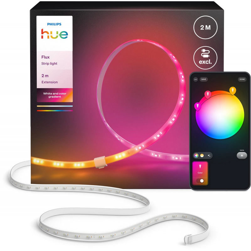 8721103103338 Przedłużenie taśmy LED Hue Flux 2 m ( BEZ ZASILACZA) PHILIPS HUE