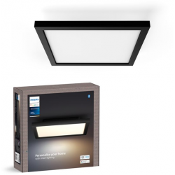 8720169329058 Kwadratowy czarny panel świetlny LED Aurelle 30 x 30 cm - Philips Hue