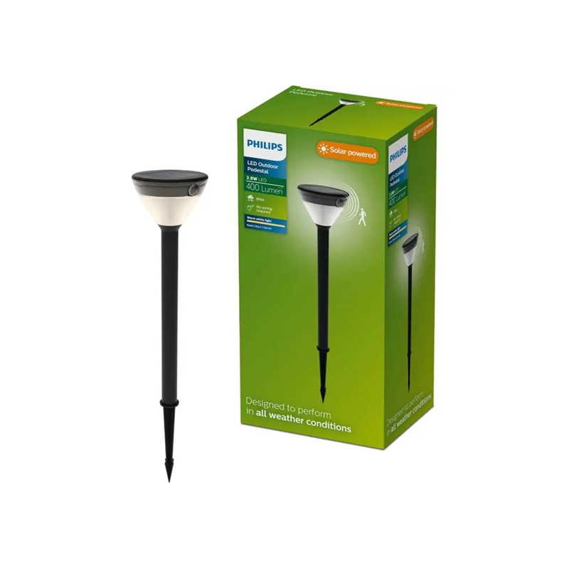 Lampa o kształcie słupka i oświetlenie przy ścieżkach Kyna 3,8 W Zewnętrzne oświetlenie solarne 8721103105615 PHILIPS