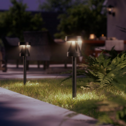 Lampy o kształcie słupka i oświetlenie przy ścieżkach Avery 1,8 W Zewnętrzne oświetlenie solarne 8720169386877 PHILIPS GARDEN