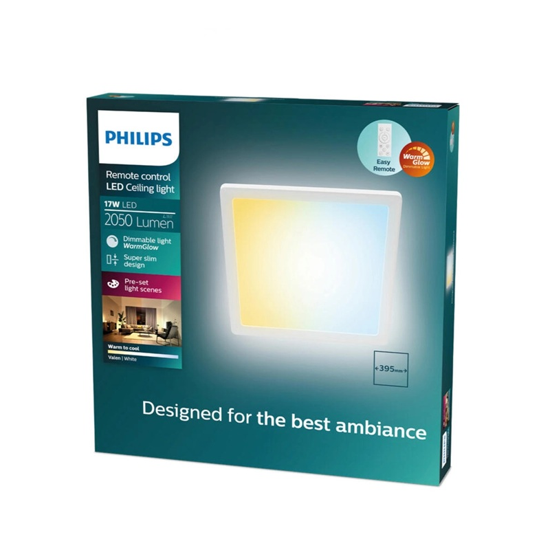 8721103060907 Lampa sufitowa Valen 17 W kwadratowa PHILIPS