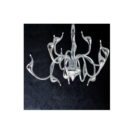 SNAKE LAMPA WISZĄCA NOWOCZESNA AZZARDO MD6230-12 BLACK