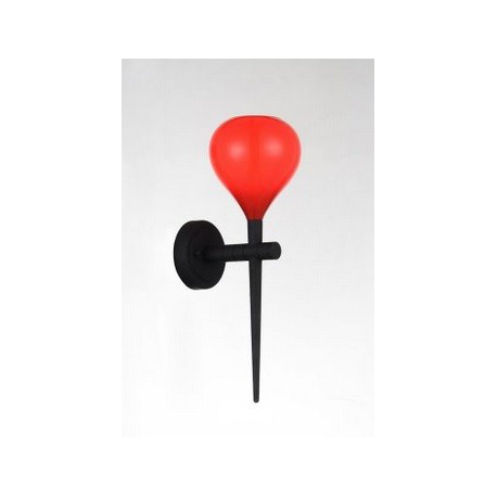 AGA WALL MB1289 RD RED/BLACK KINKIET AZZARDO