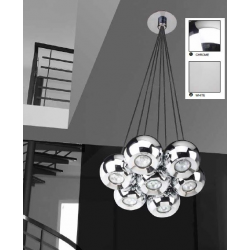 GULIA 7 LAMPA WISZĄCA AZZARDO FH5957-BJ-120 BLACK AZ0635
