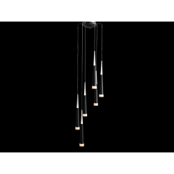 BRINA 6 LED LP9003-6 CHROM LAMPA WISZĄCA AZZARDO