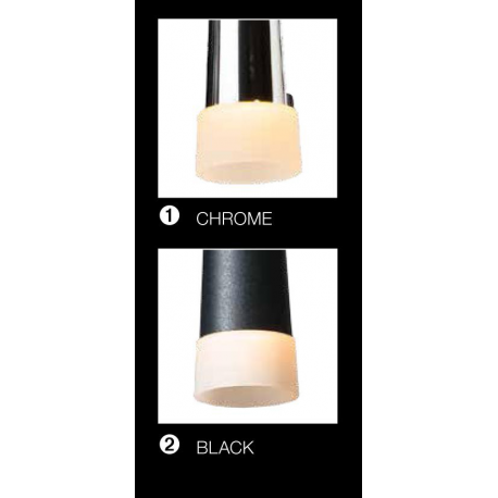 BRINA 4 LED LP9003-4 CHROM LAMPA WISZĄCA AZZARDO