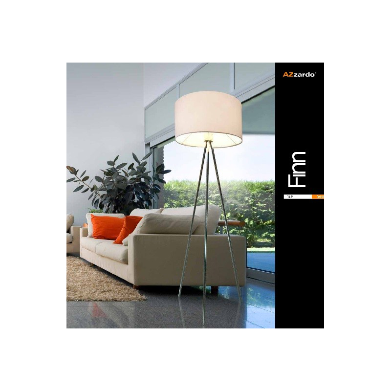 FINN FL-12025 BLACK LAMPA PODŁOGOWA AZZRADO