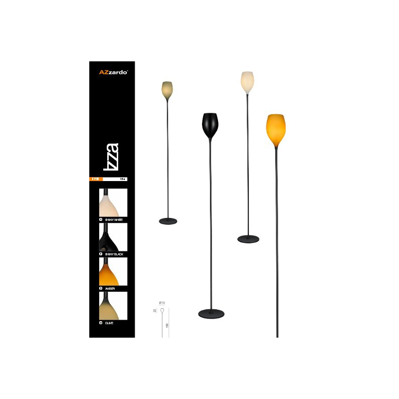 IZZA MJ1288-1M OLIWKOWA LAMPA PODŁOGOWA AZZARDO