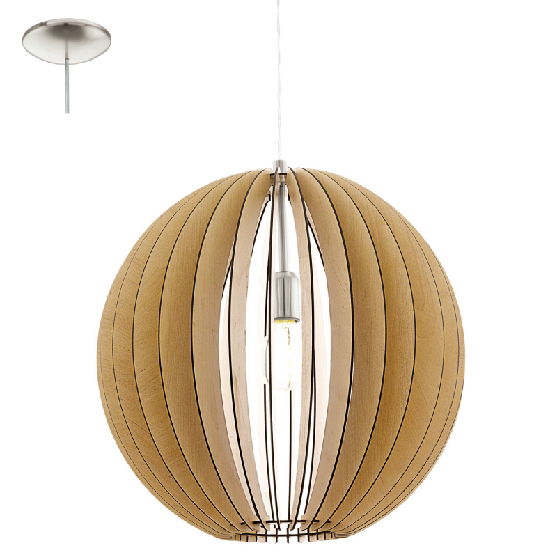COSSANO 94765 LAMPA WISZĄCA EGLO DREWNO KLON