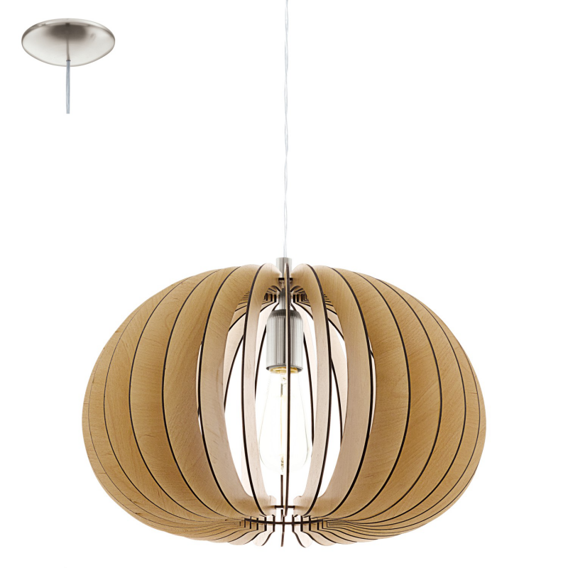 COSSANO 94767 LAMPA WISZĄCA EGLO DREWNO KLON