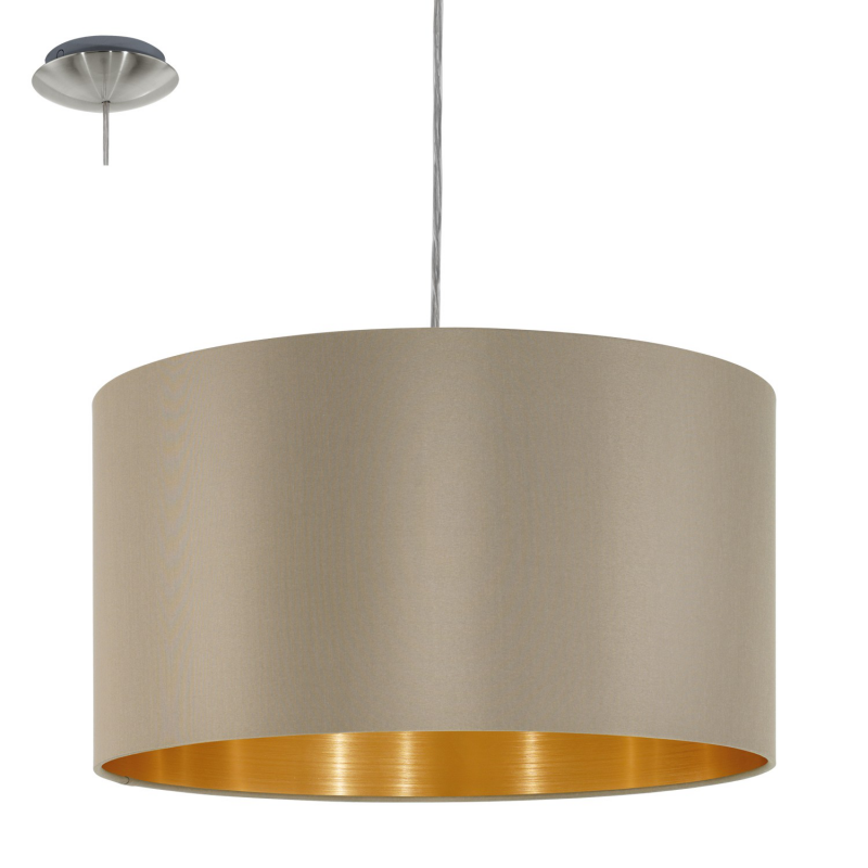 MASERLO 31602 LAMPA WISZĄCA ABAŻUR EGLO