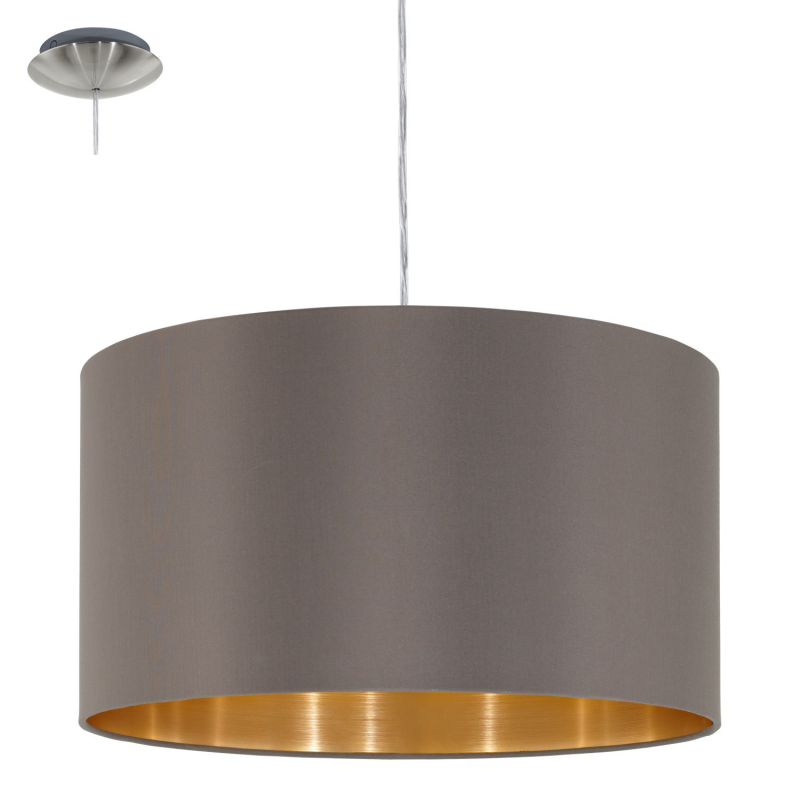 MASERLO 31603 LAMPA WISZĄCA ABAŻUR EGLO