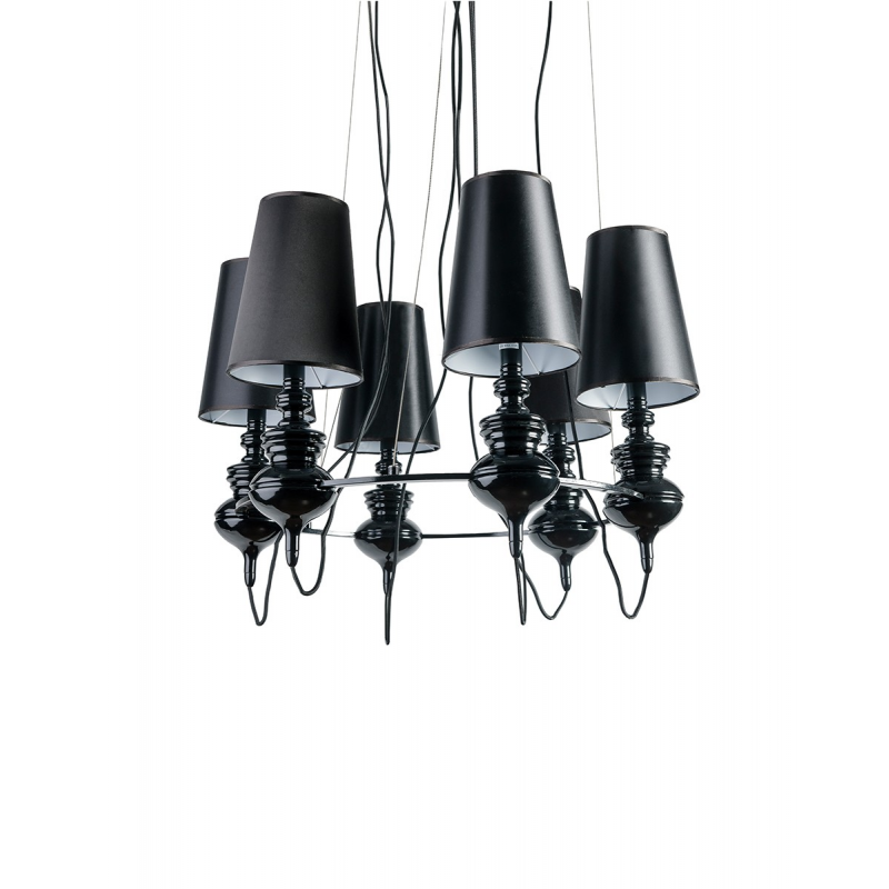 BAROCO 6 LAMPA WISZĄCA AD7121S-6 (BLACK) AZZARDO