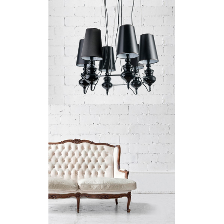 BAROCO 6 LAMPA WISZĄCA AD7121S-6 (BLACK) AZZARDO
