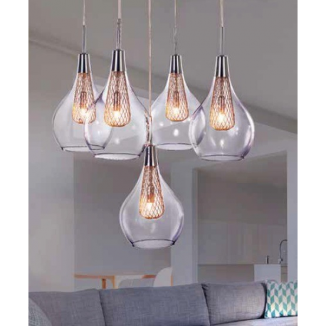 ELEKTRA 5 LAMPA WISZĄCA MD15002028-3LN AZZARDO