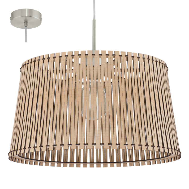 SENDERO 96193 LAMPA WISZĄCA EGLO DREWNO 45 CM