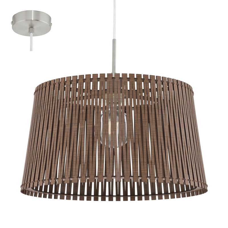 SENDERO 96199 LAMPA WISZĄCA EGLO DREWNO 45 CM