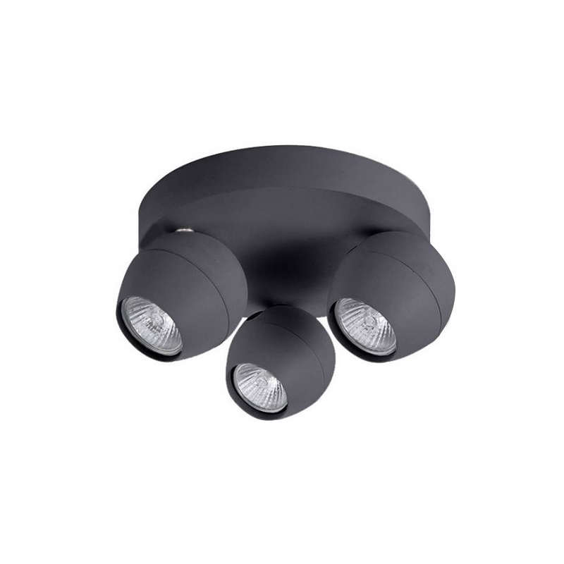 PERA 3 ROUND PLAFON FH5783B3-3RGR GRAFIT AZZARDO
