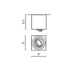MINI ELOY LAMPA NATYNKOWA GM4006 CZARNY AZZARDO