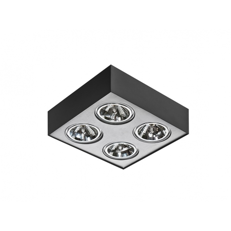 PAULO 4 230V LAMPA NATYNKOWA GM4400-230V CZARNY/ALUMINIUM AZZARDO
