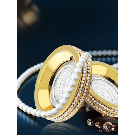 EVA ROUND OCZKO NC1519R-CH ZŁOTE AZZARDO