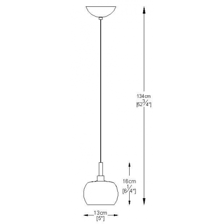 LAMPA WISZĄCA CRYSTAL P0076-01A-F4FZ ZUMA LINE