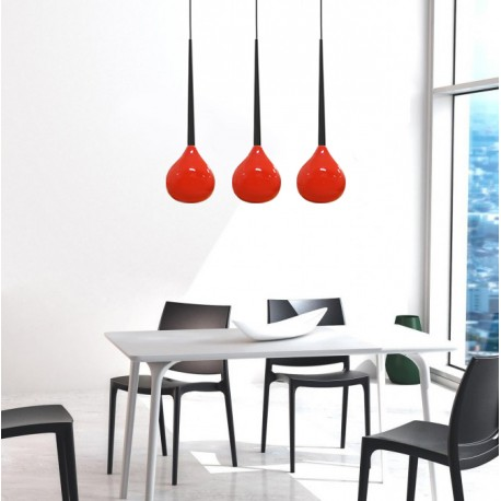 AGA 3 MD1289 3RD RED/BLACK LAMPA WISZĄCA AZZARDO