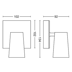 PAISLEY 50571/31/PN REFLEKTOR KINKIET PHILIPS