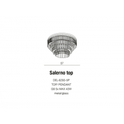 SALERNO TOP DEL-6293-5P PLAFON AZZARDO