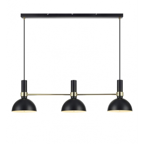LARRY 106971 LAMPA WISZĄCA MARKSLOJD CZARNA Złoty Szczotkowany