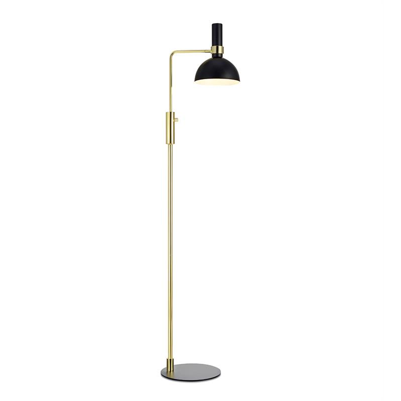 LARRY 106972 LAMPA PODŁOGOWA MARKSLOJD Czarny/Złoty Szczotkowany
