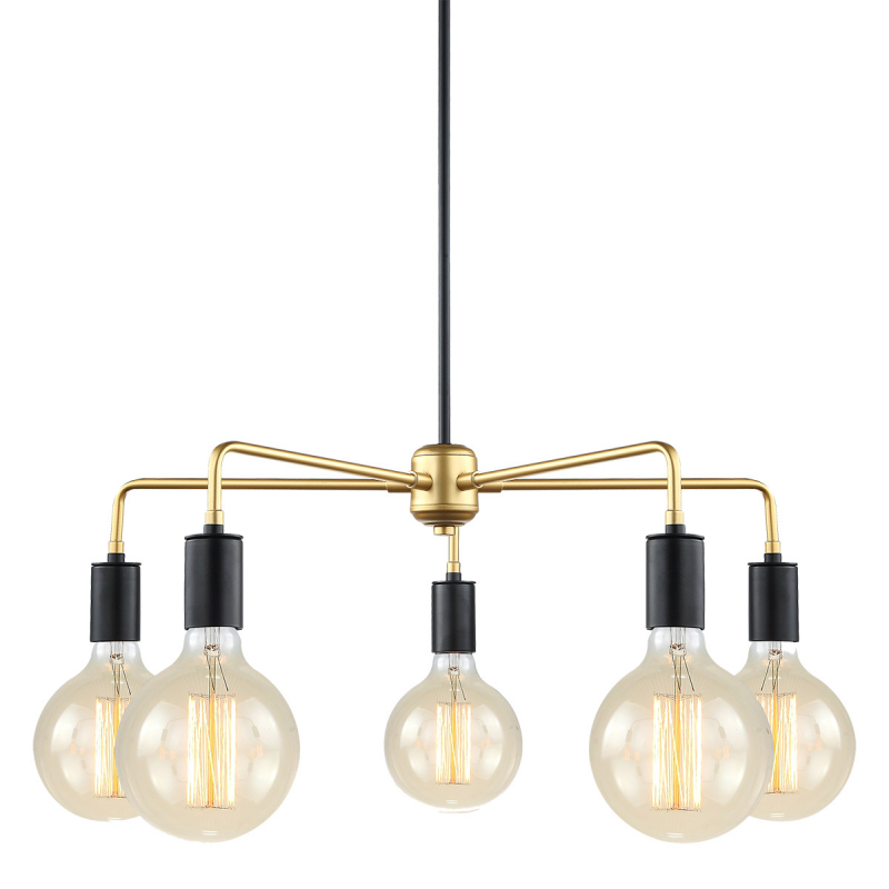 MALENE OPRAWA WISZĄCA MDM3386/5 BK+GD ITALUX