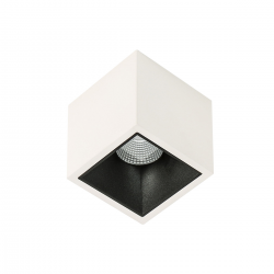 ALDEN WHITE BLACK DEEP 3000K OPRAWA SUFITOWA SLC78001/18W 3000K WH+BL ITALUX