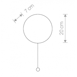 MINIMAL oak kinkiet 9377 Nowodvorski Lighting