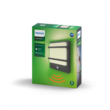 KINKIET OGRODOWY Z CZUJNIKIEM RUCHU PETRONIA 17395/93/P0 PHILIPS