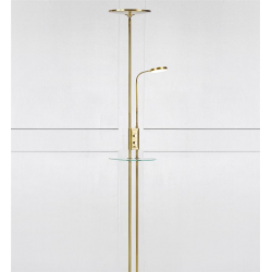 FRIEND 107009 Podłogowa LED Antyczny Mosiądz USB MARKSLOJD