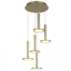 OLIVER MD17033012-5A GOLD LAMPA WISZĄCA ITALUX