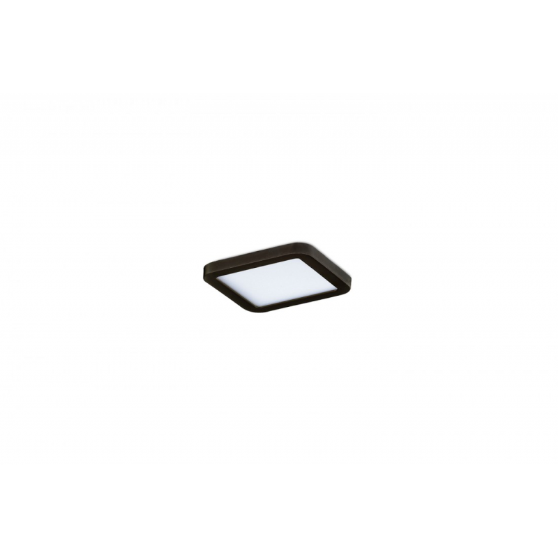 SLIM 9 SQUARE 3000K BLACK IP44 AZ2833 LAMPA SUFITOWA PLAFON LED AZZARDO