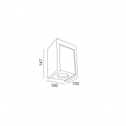 LAMPA NATYNKOWA LINDO NERO KOBI KRLN GIPS