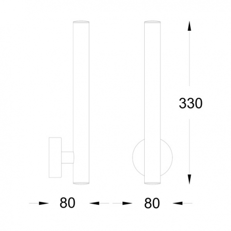 LOYA KINKIET LED WALL W0461-02B-F7F7 ZUMA LINE