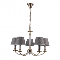 ZANOBI LAMPA WISZĄCA, ŻYRANDOL PND-43272-5 ITALUX